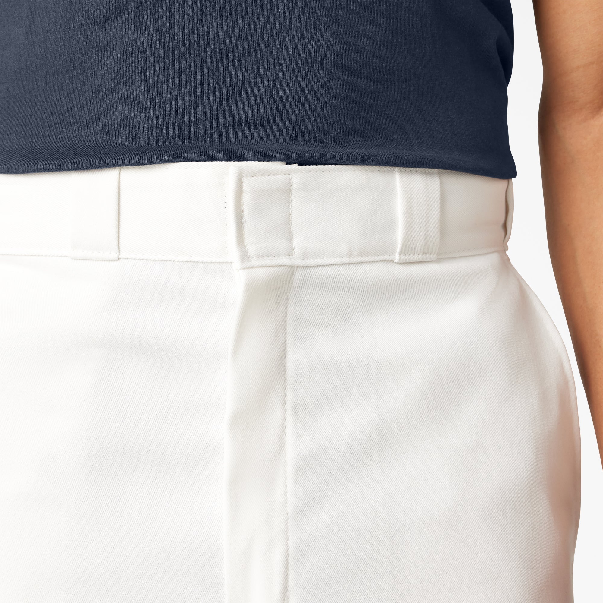 "Loose Fit Flat Front Work Shorts, 13"""