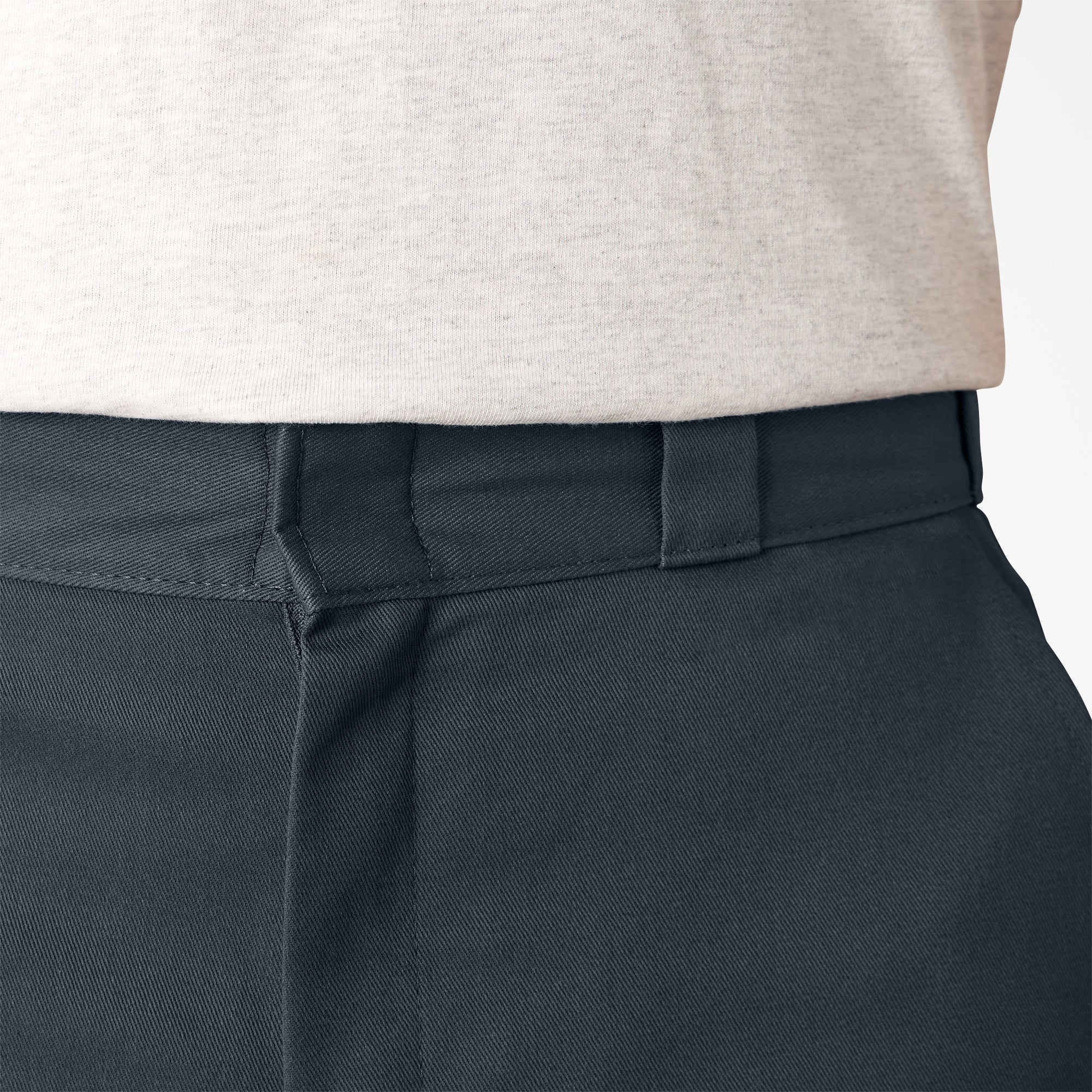 "Loose Fit Flat Front Work Shorts, 13"""