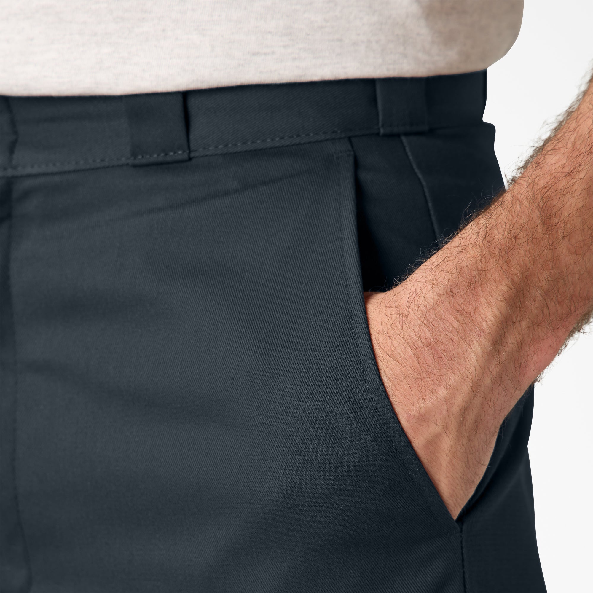 "Loose Fit Flat Front Work Shorts, 13"""