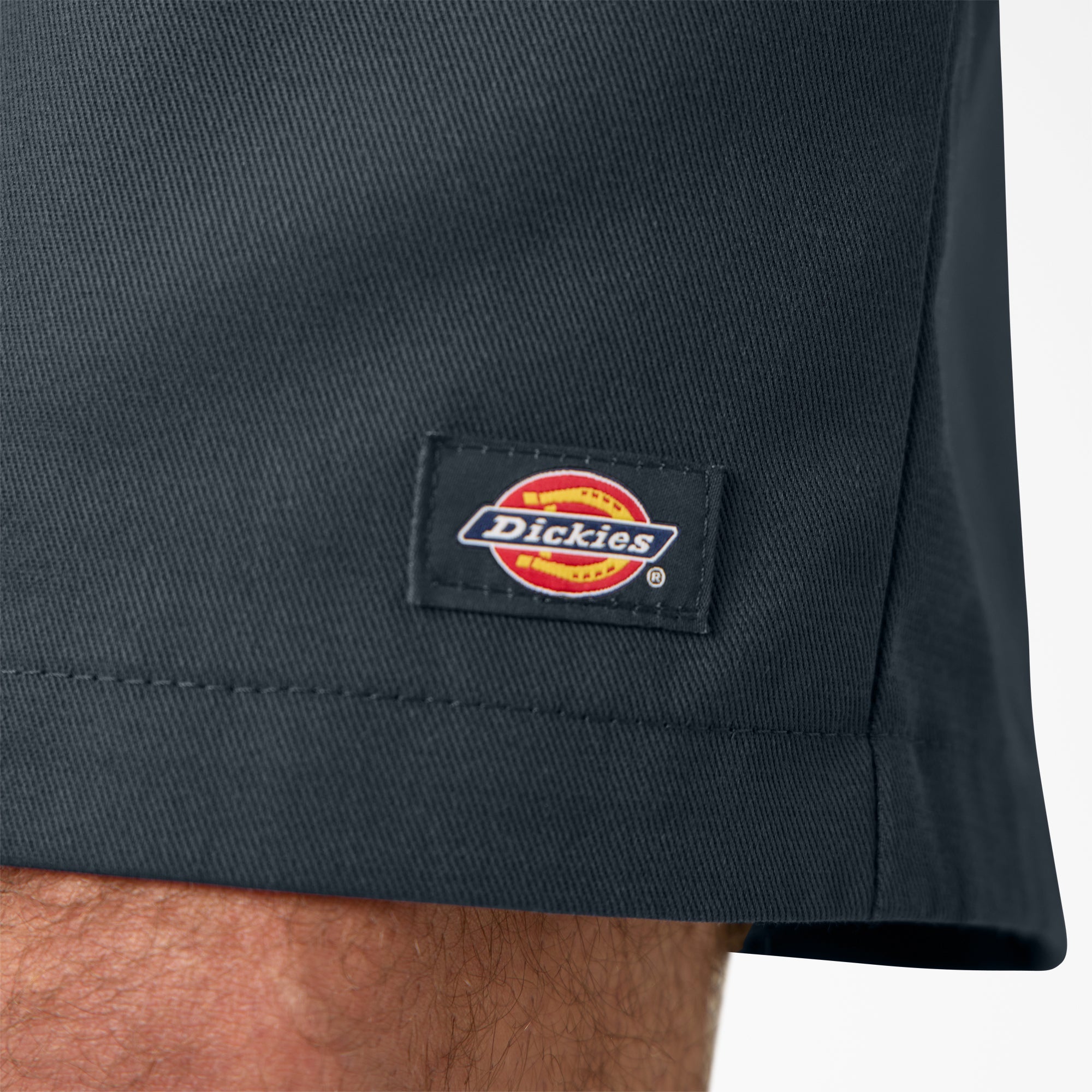 "Loose Fit Flat Front Work Shorts, 13"""