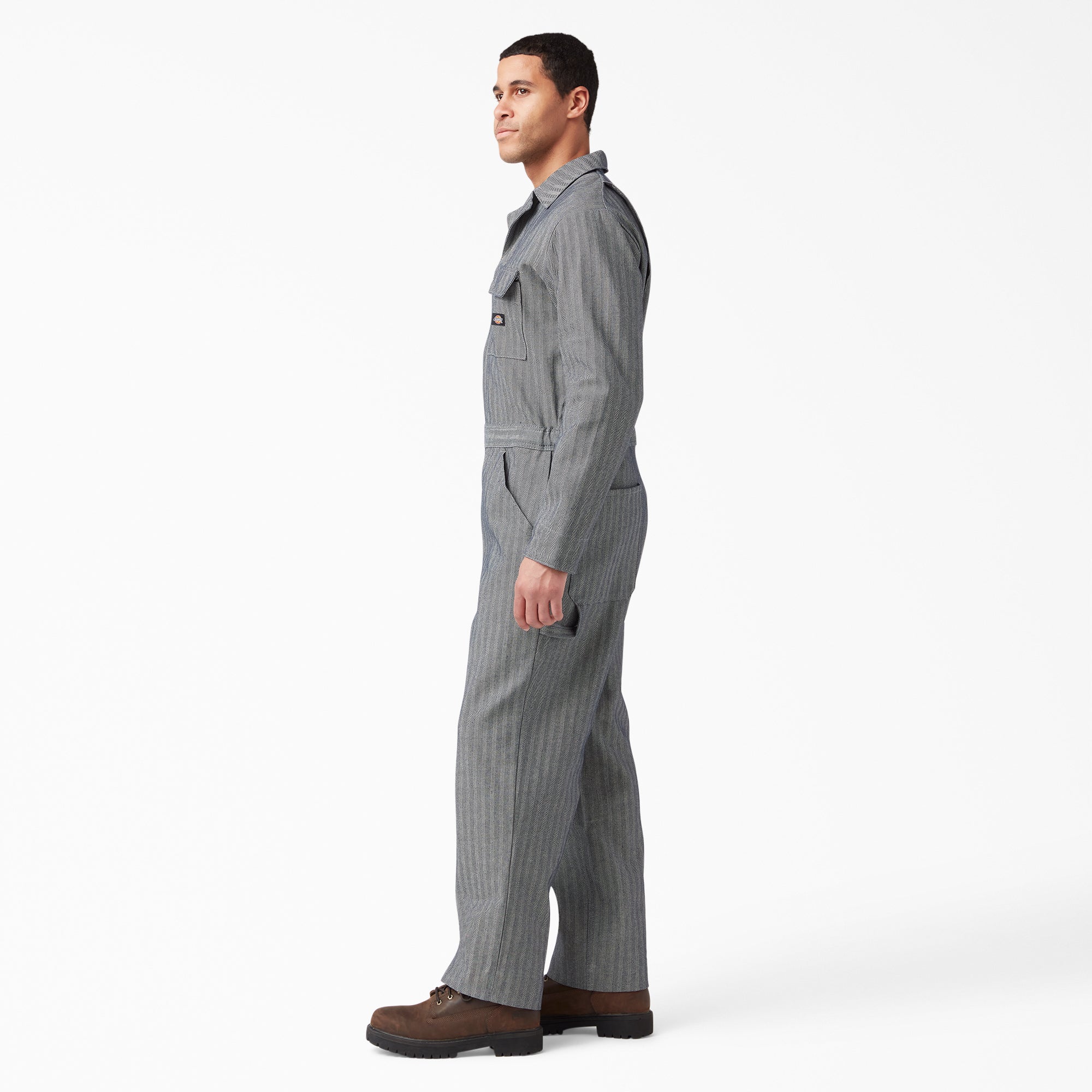 "Fisher Striped Coveralls"