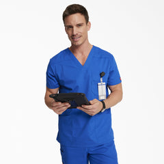 "Men's EDS Signature V-Neck Scrub Top"