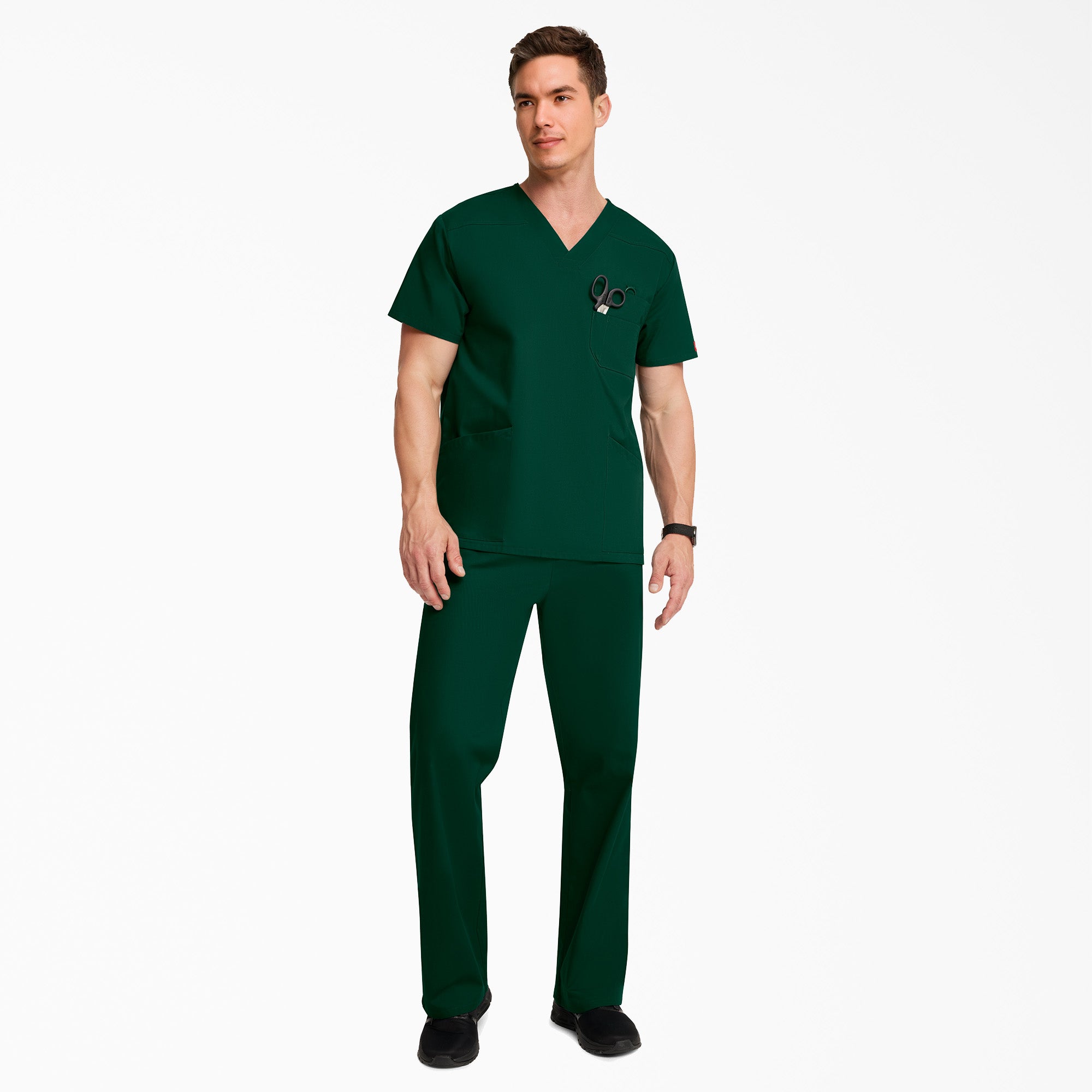 "Men's EDS Signature V-Neck Scrub Top"