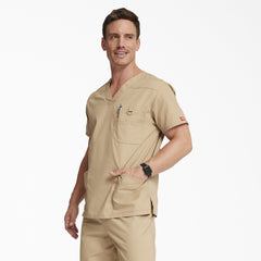"Men's EDS Signature V-Neck Scrub Top"