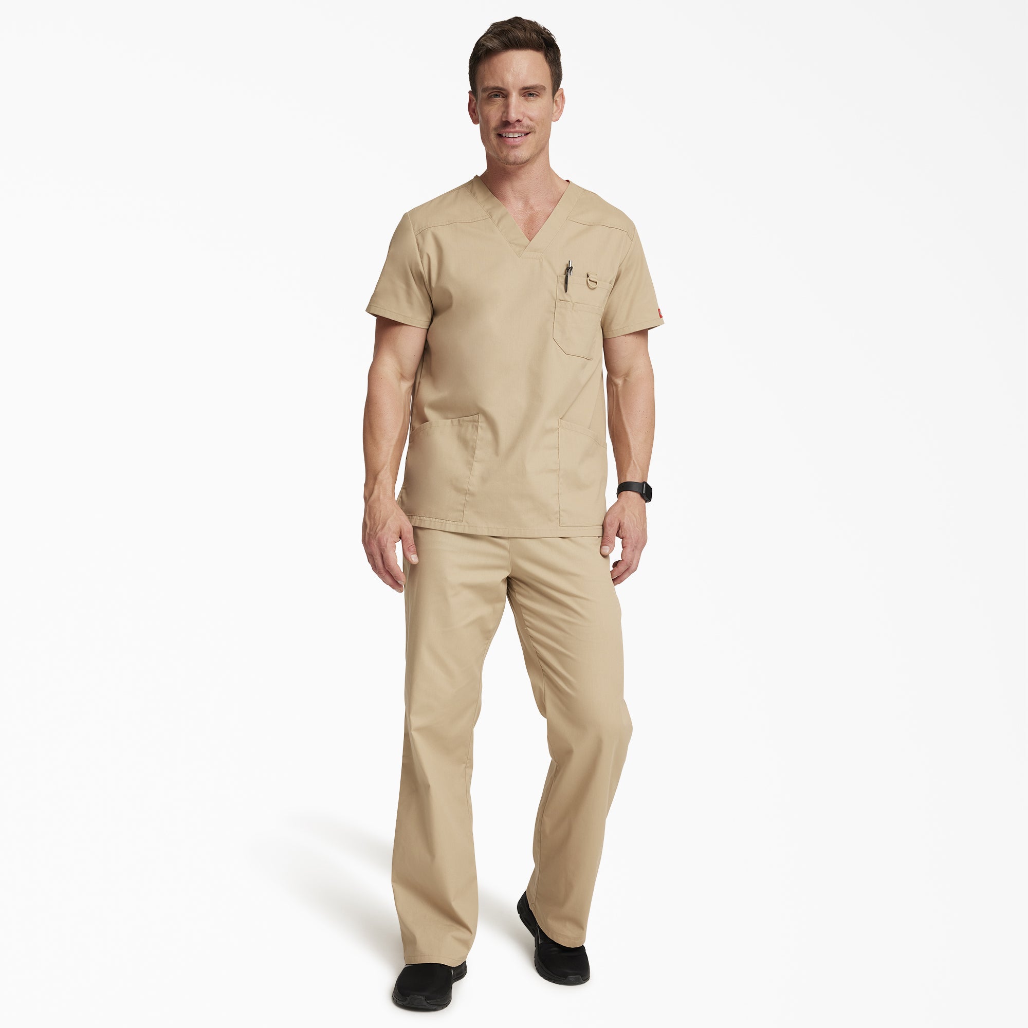 "Men's EDS Signature V-Neck Scrub Top"