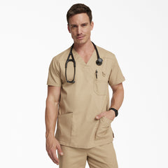 "Men's EDS Signature V-Neck Scrub Top"