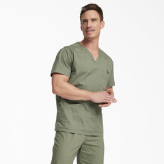 "Men's EDS Signature V-Neck Scrub Top"