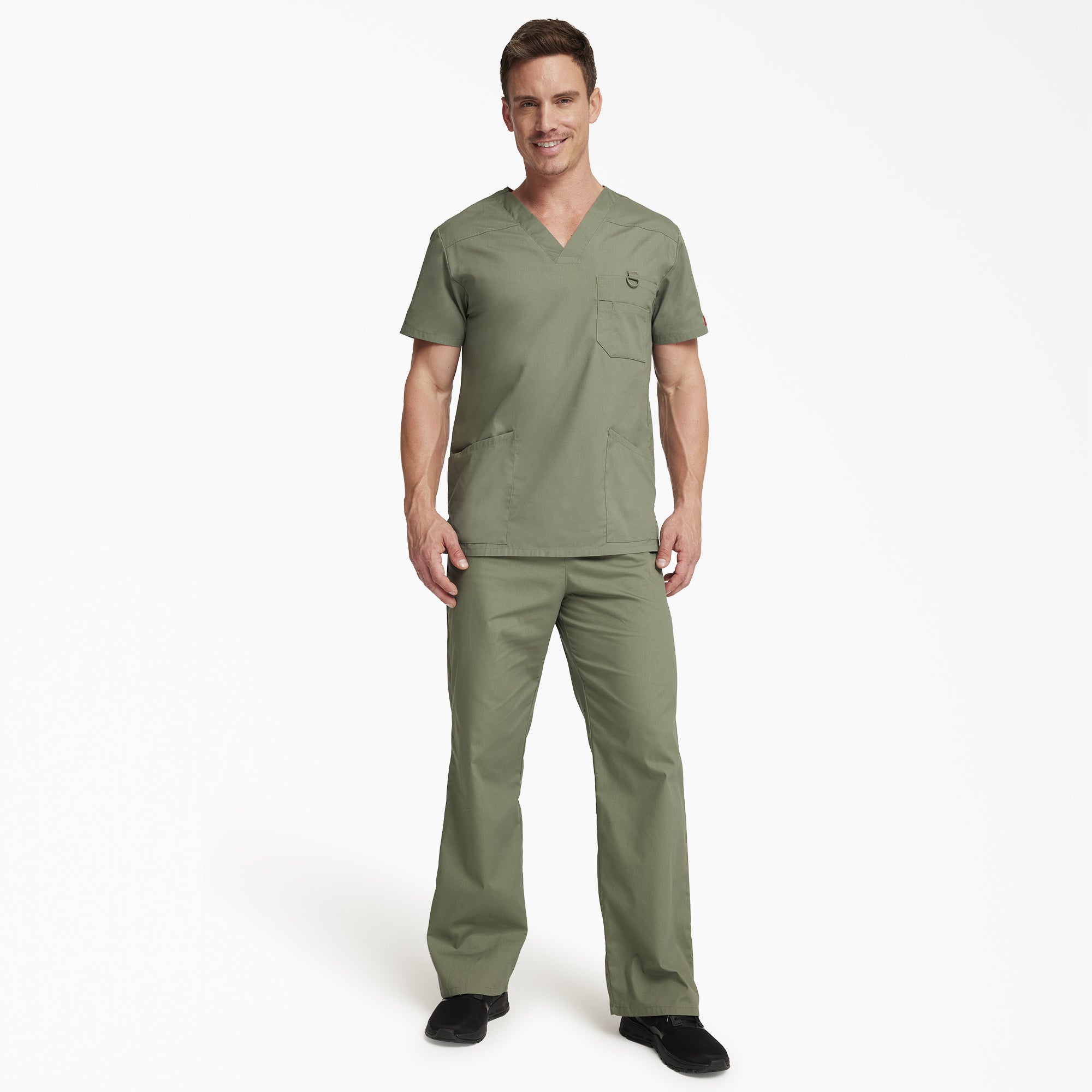 "Men's EDS Signature V-Neck Scrub Top"