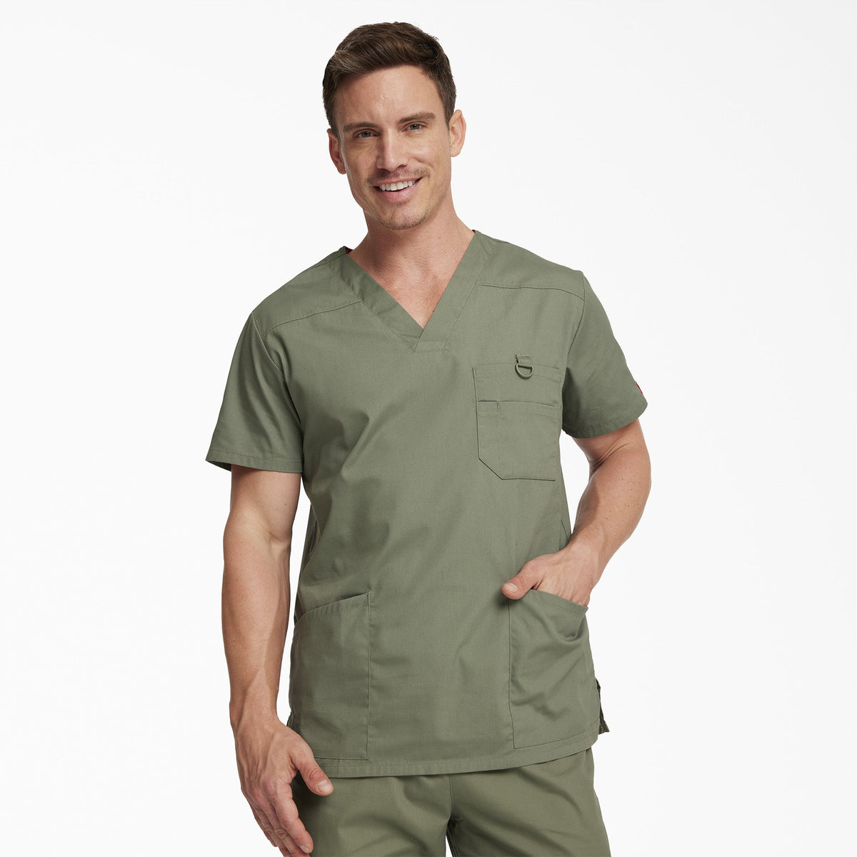 "Men's EDS Signature V-Neck Scrub Top"