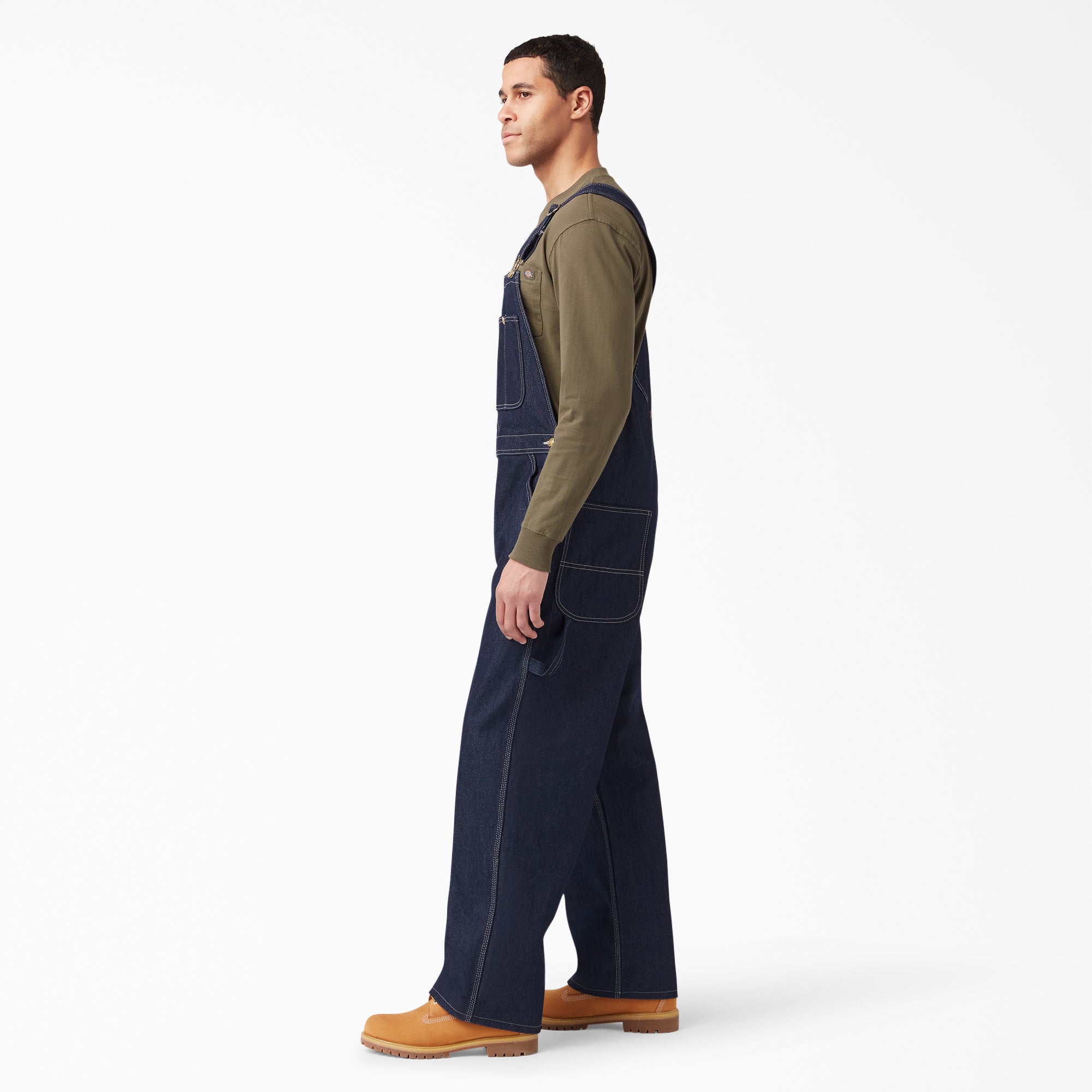 "Indigo Bib Overalls"