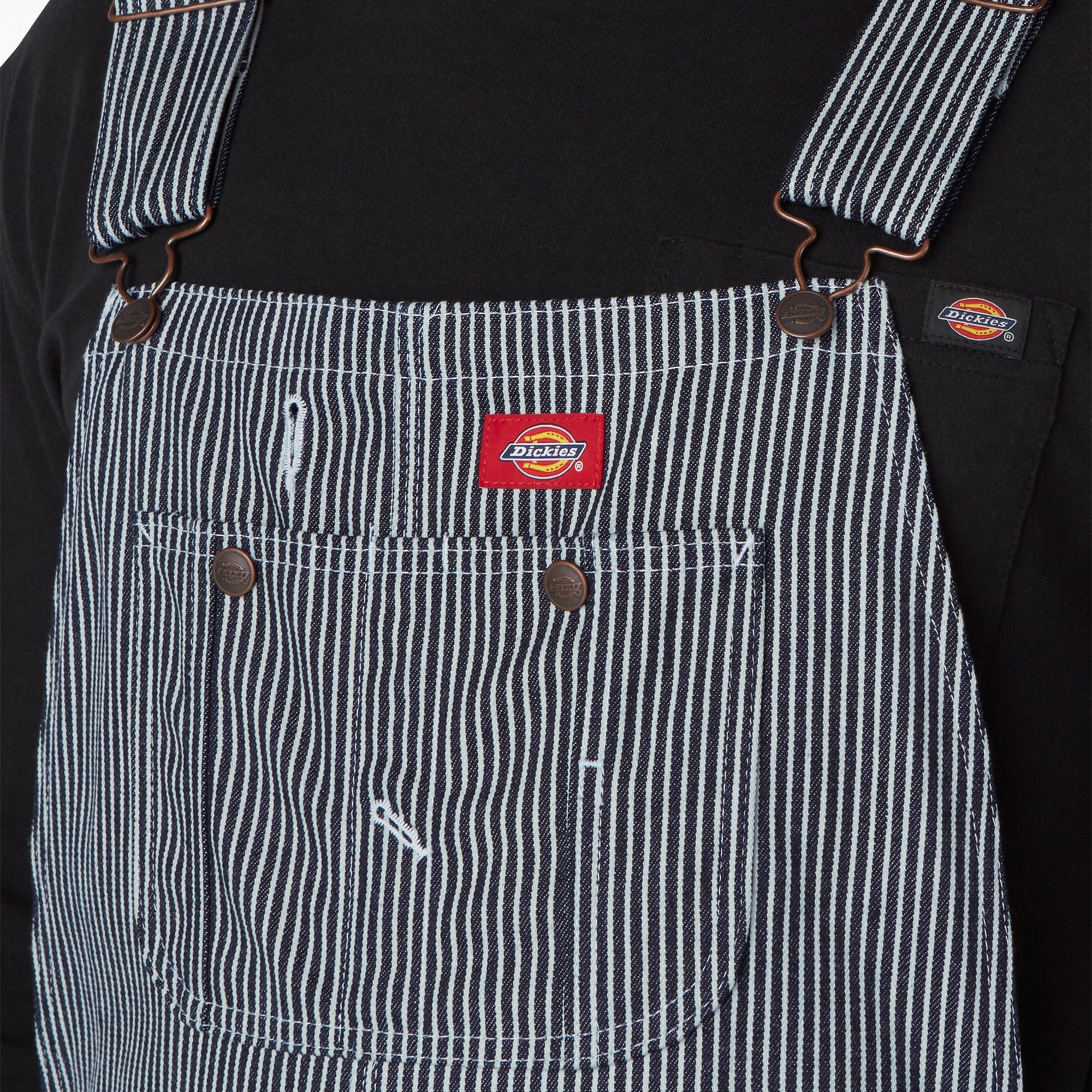 "Hickory Stripe Bib Overalls"
