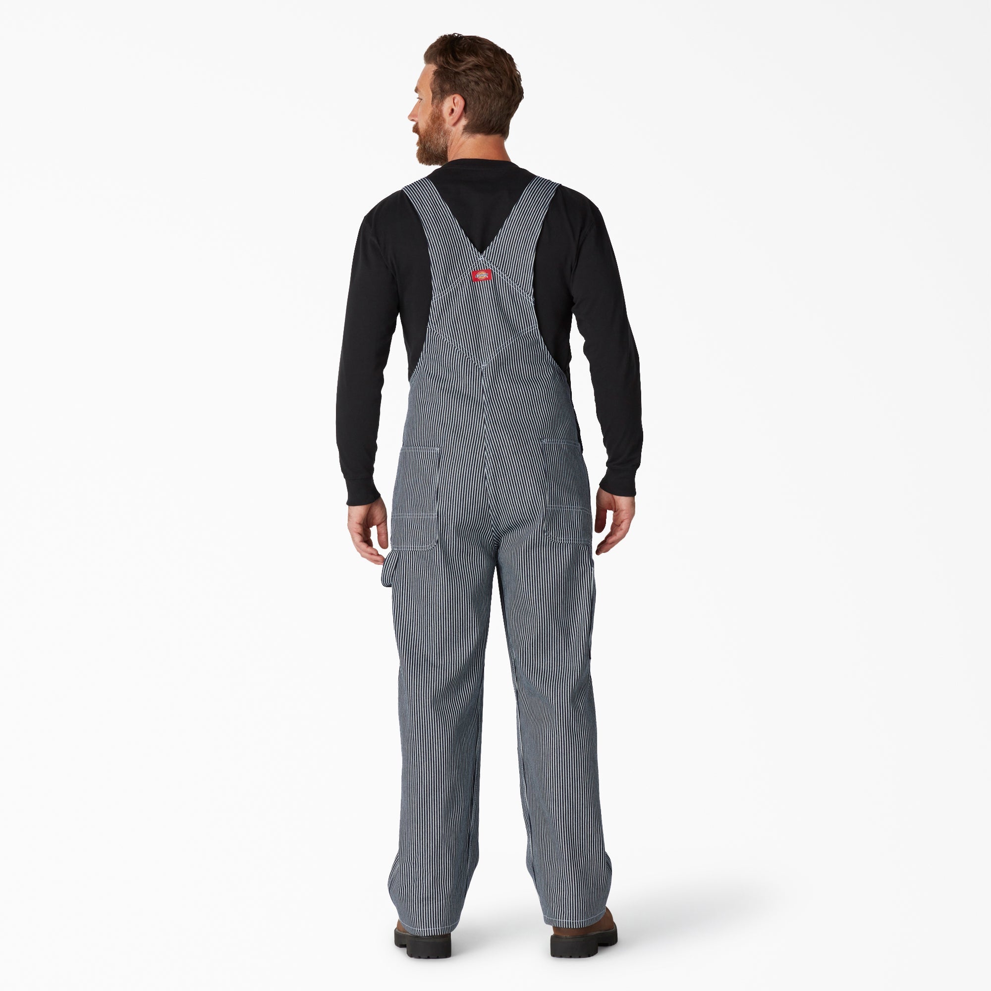 "Hickory Stripe Bib Overalls"
