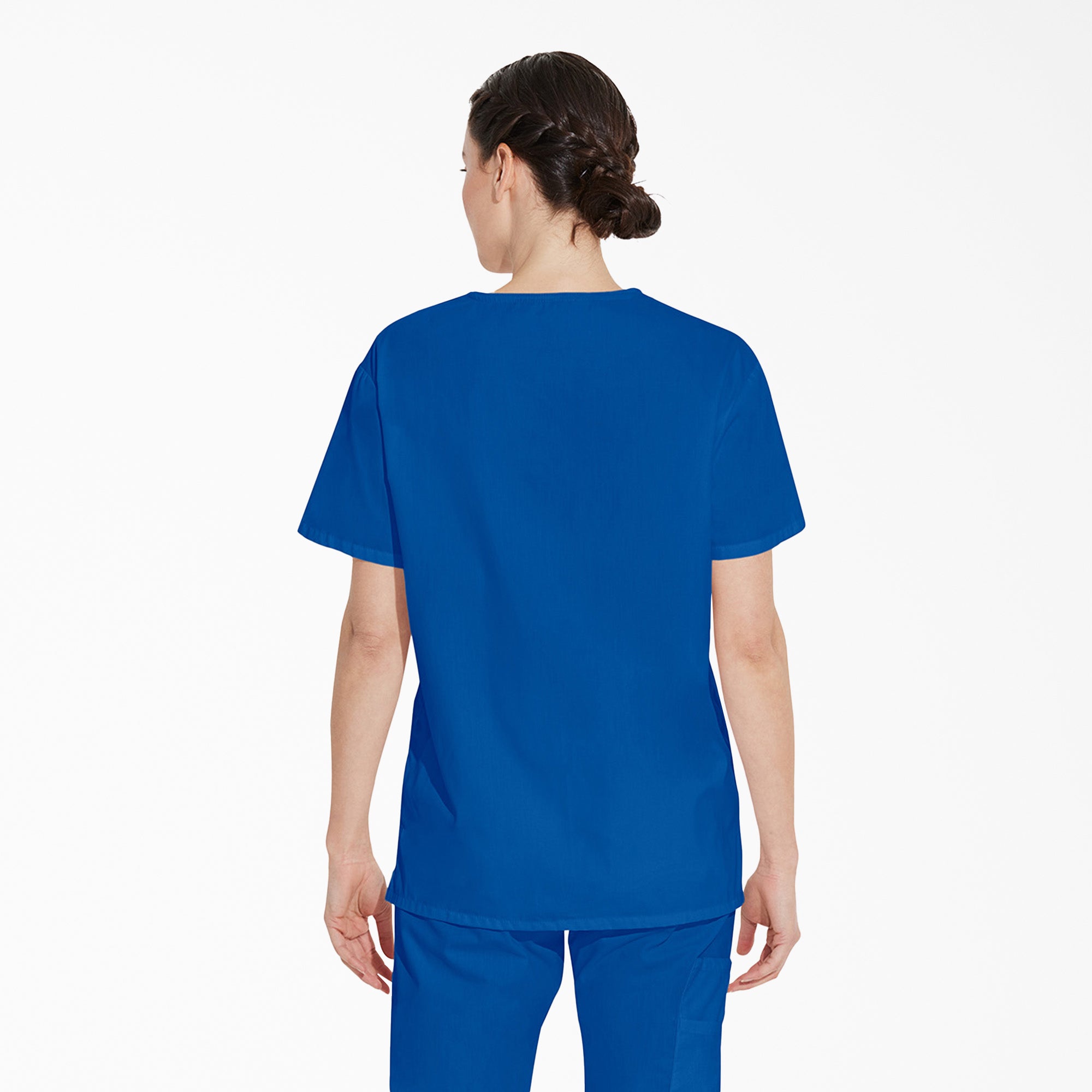 "Unisex EDS Signature V-Neck Scrub Top"