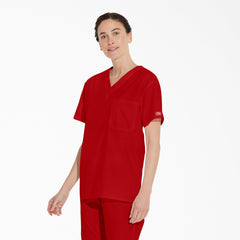"Unisex EDS Signature V-Neck Scrub Top"