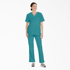 "Unisex EDS Signature V-Neck Scrub Top"