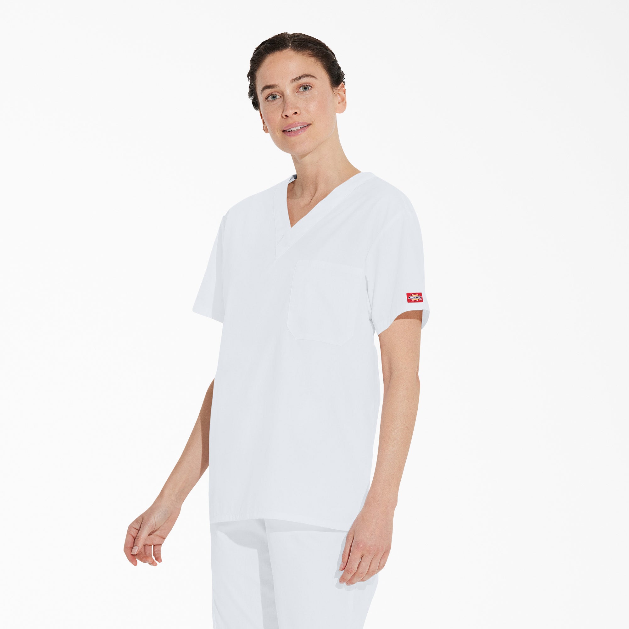"Unisex EDS Signature V-Neck Scrub Top"