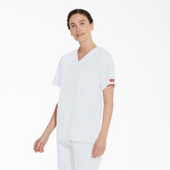 "Unisex EDS Signature V-Neck Scrub Top"