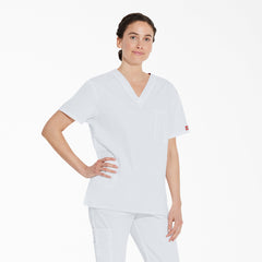 "Unisex EDS Signature V-Neck Scrub Top"