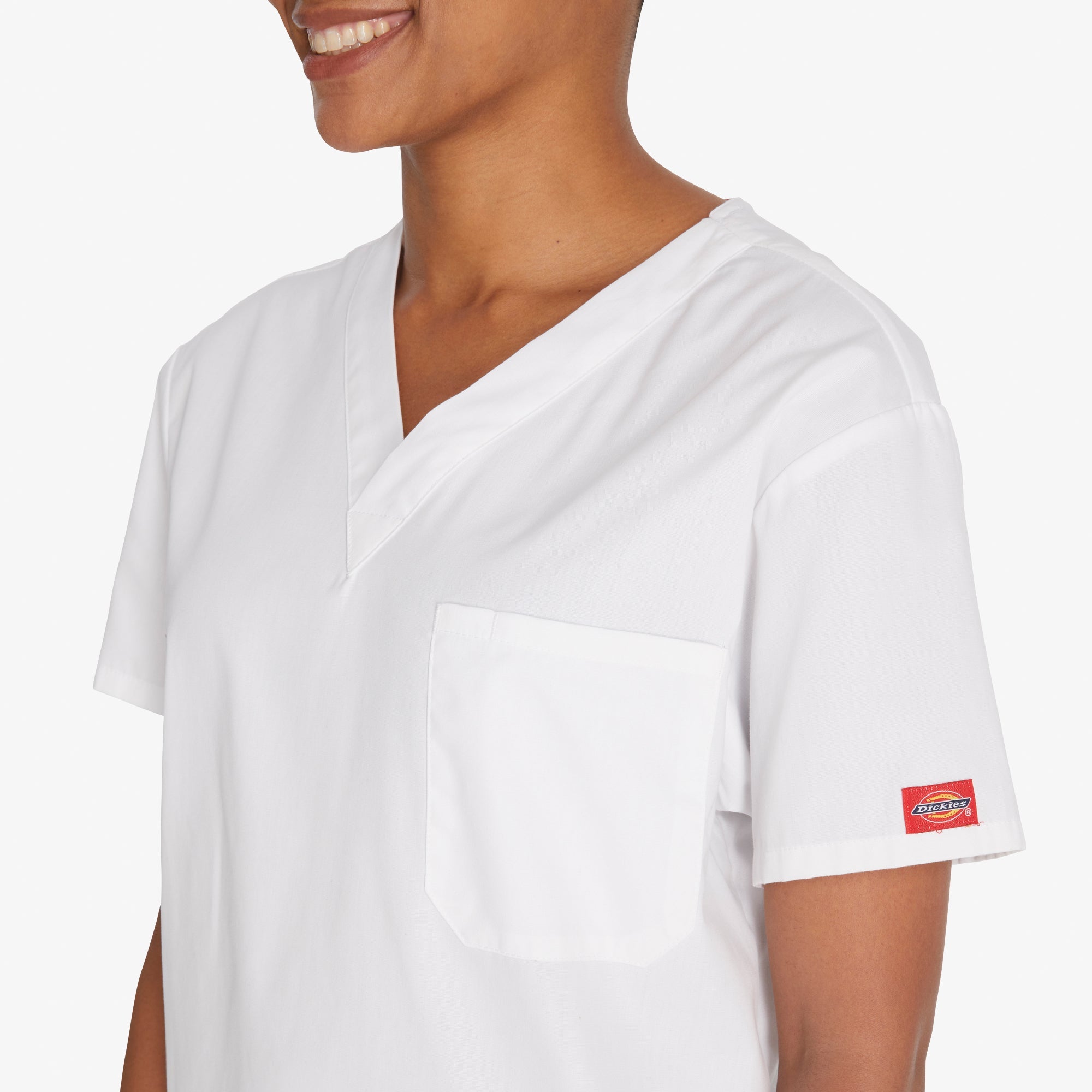 "Unisex EDS Signature V-Neck Scrub Top"