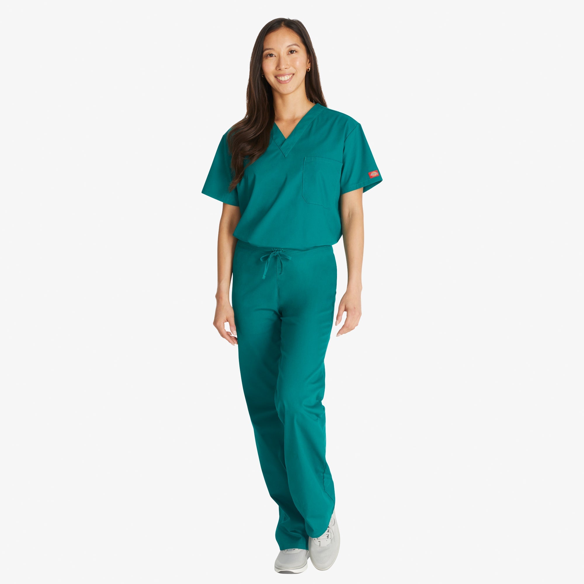 "Unisex EDS Signature V-Neck Scrub Top"