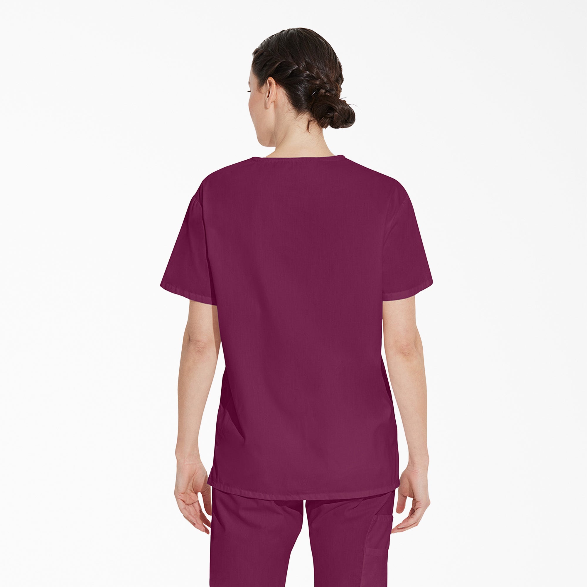 "Unisex EDS Signature V-Neck Scrub Top"