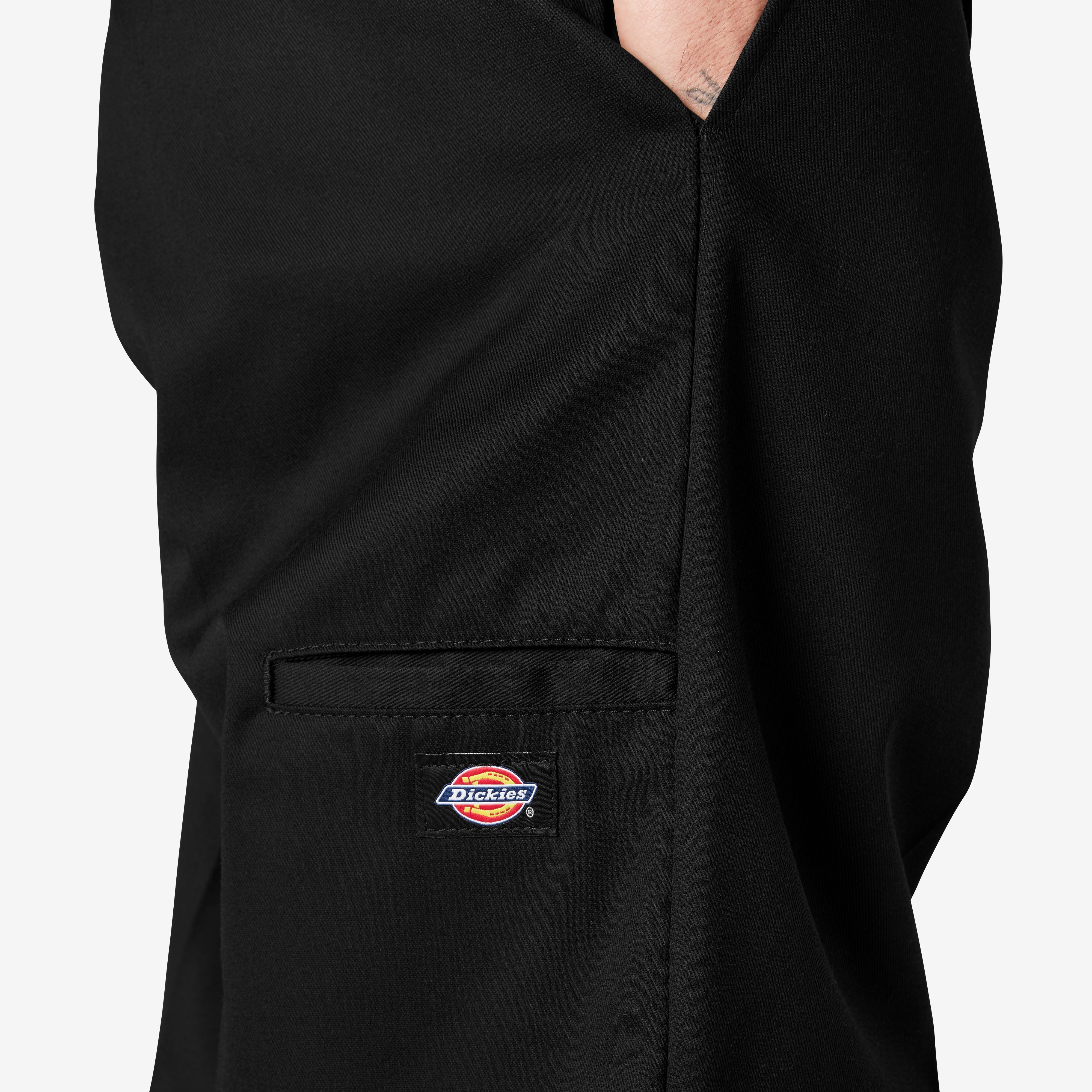 "Loose Fit Double Knee Work Pants"
