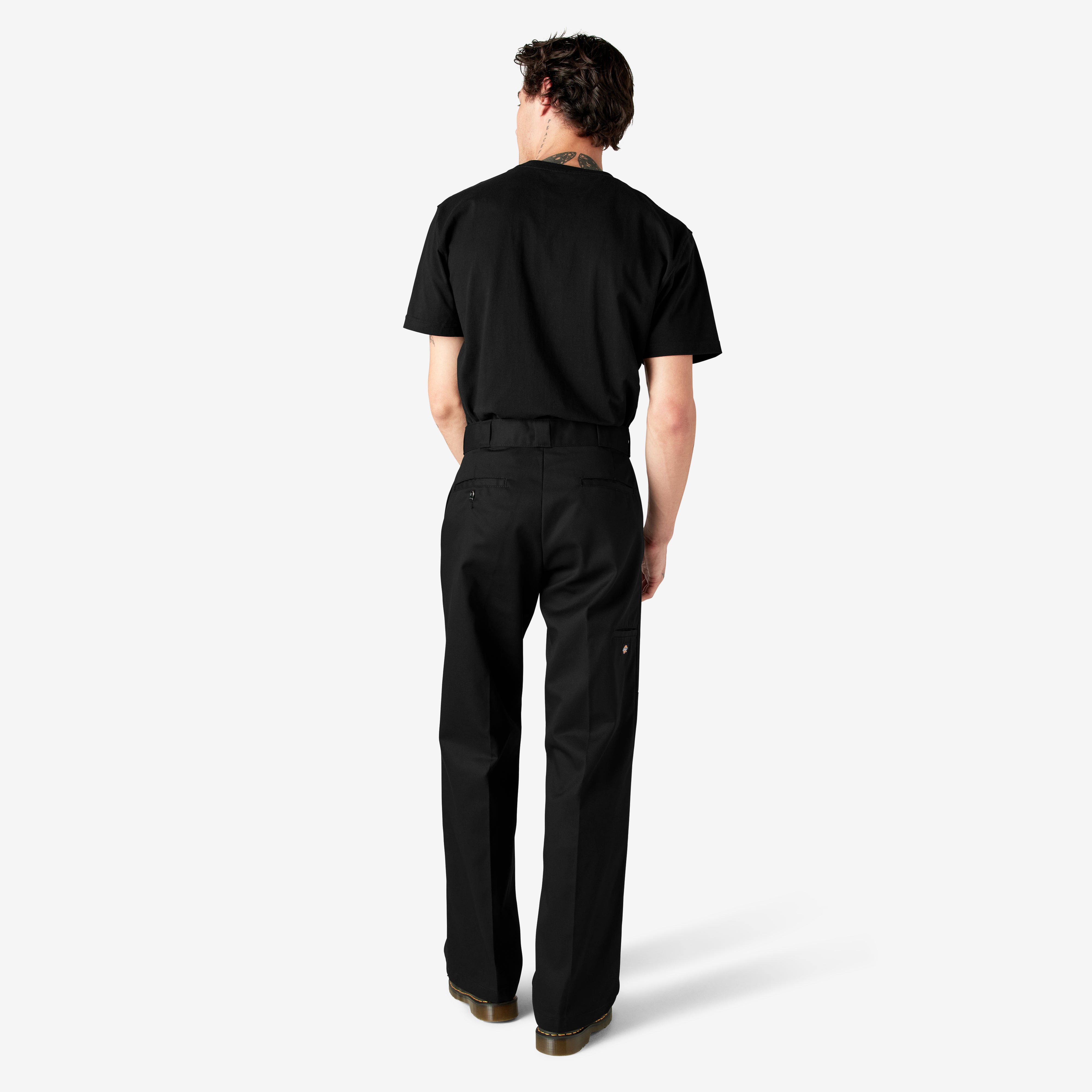 "Loose Fit Double Knee Work Pants"