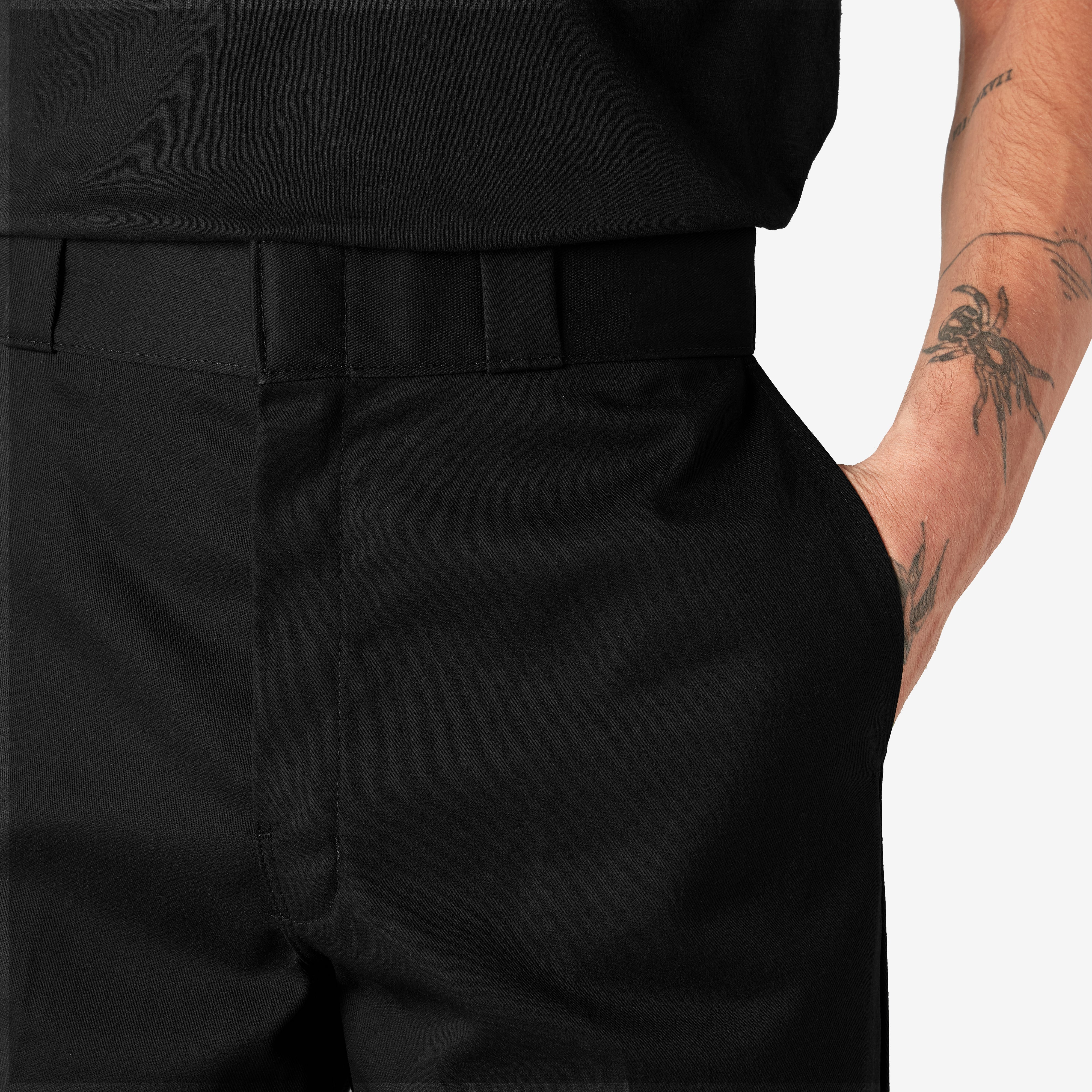 "Loose Fit Double Knee Work Pants"