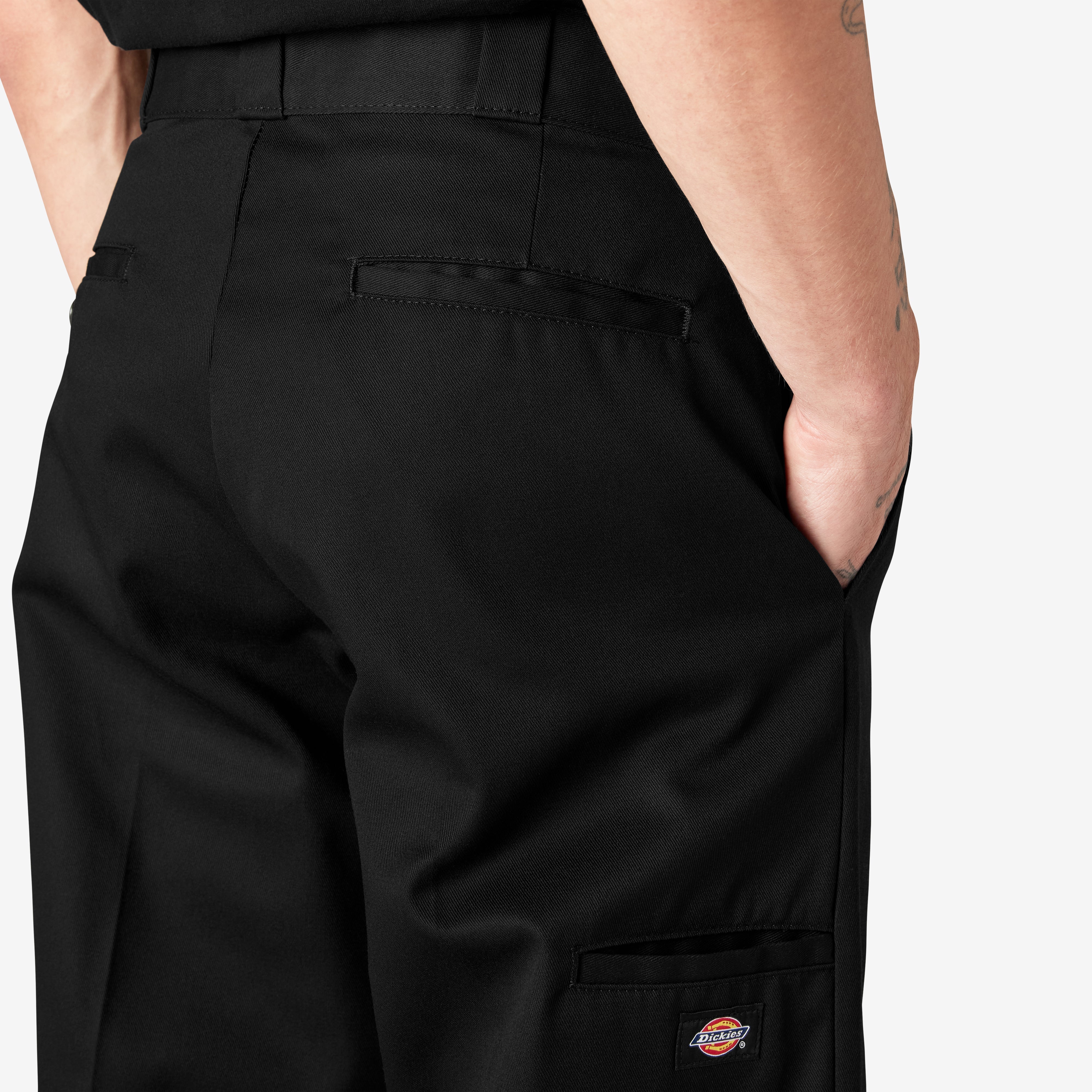 "Loose Fit Double Knee Work Pants"