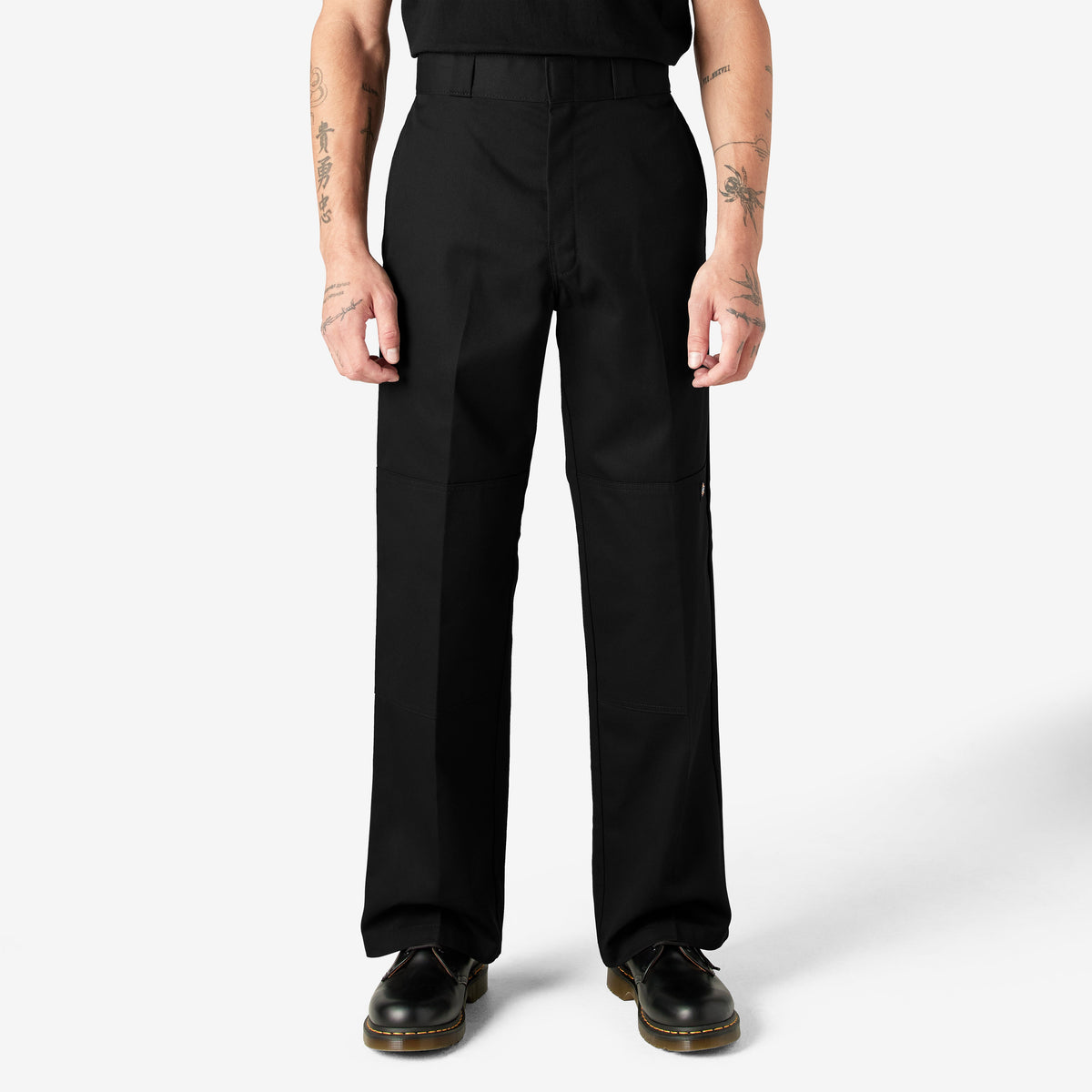 "Loose Fit Double Knee Work Pants"