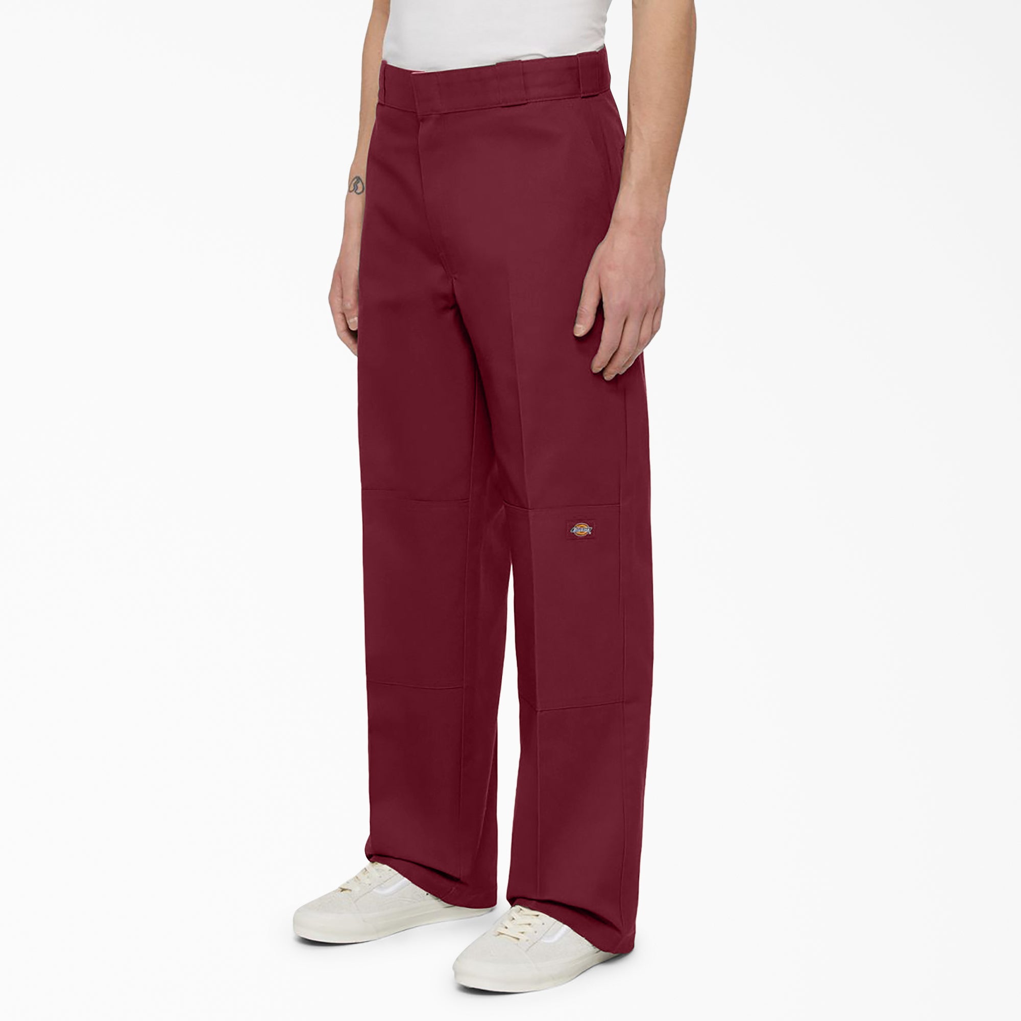 "Loose Fit Double Knee Work Pants"