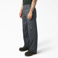 "Loose Fit Double Knee Work Pants"