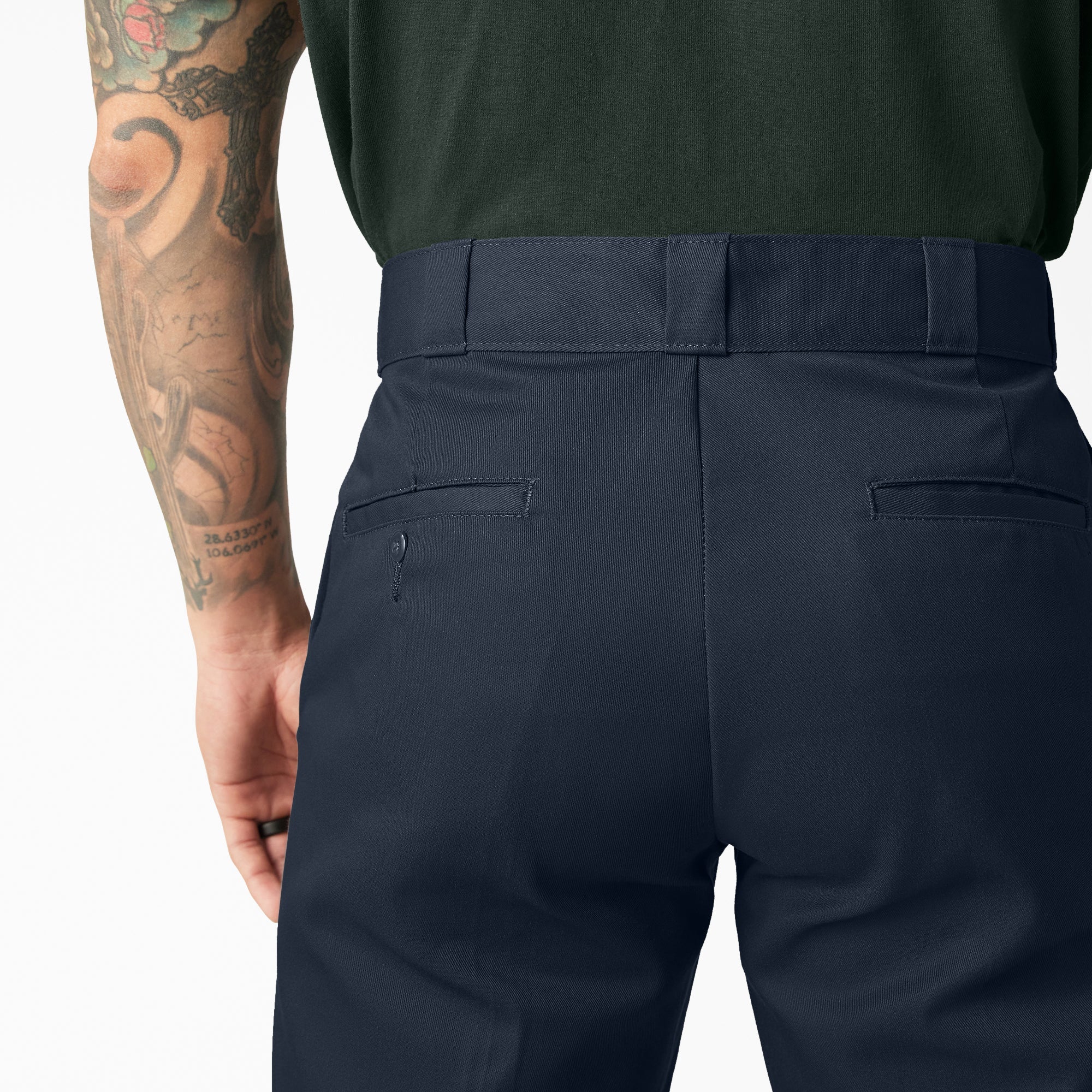 "Loose Fit Double Knee Work Pants"
