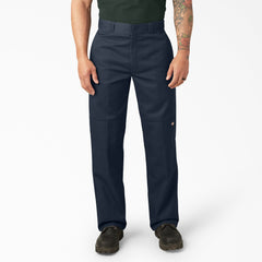 "Loose Fit Double Knee Work Pants"