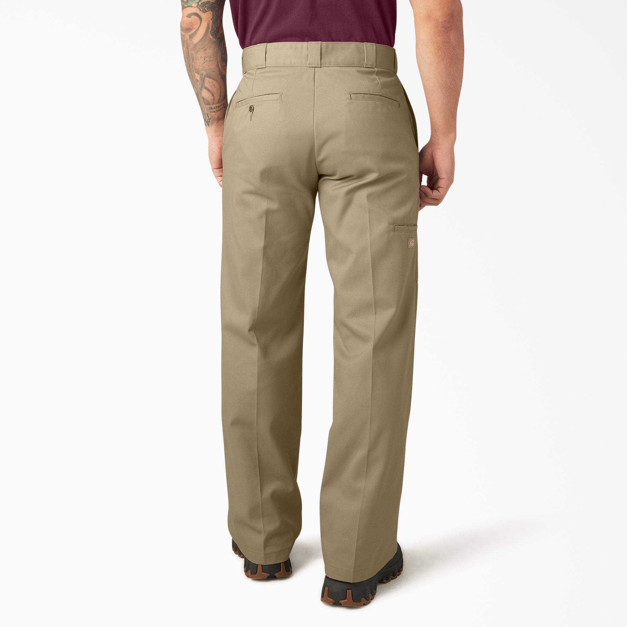 "Loose Fit Double Knee Work Pants"