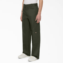 "Loose Fit Double Knee Work Pants"