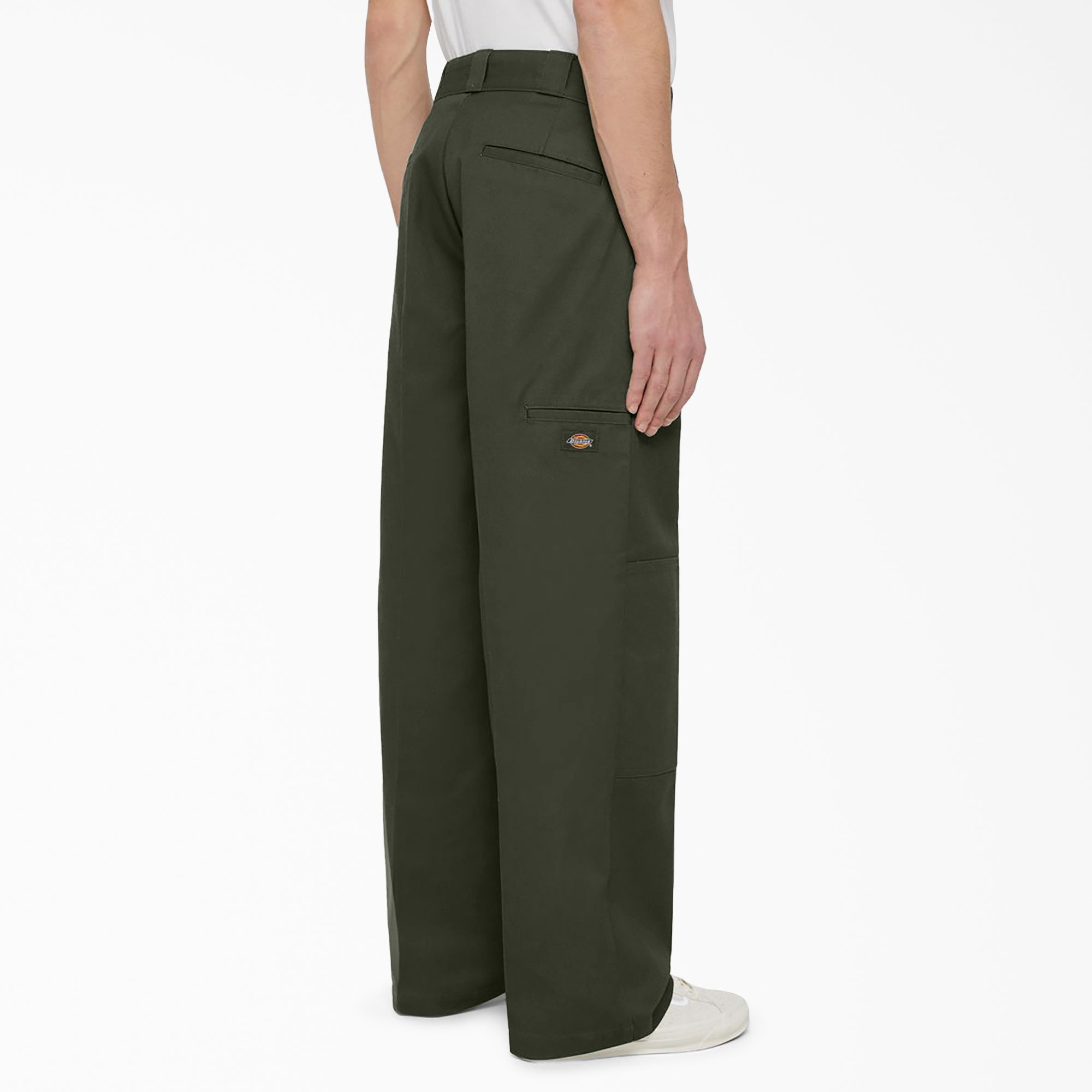 "Loose Fit Double Knee Work Pants"
