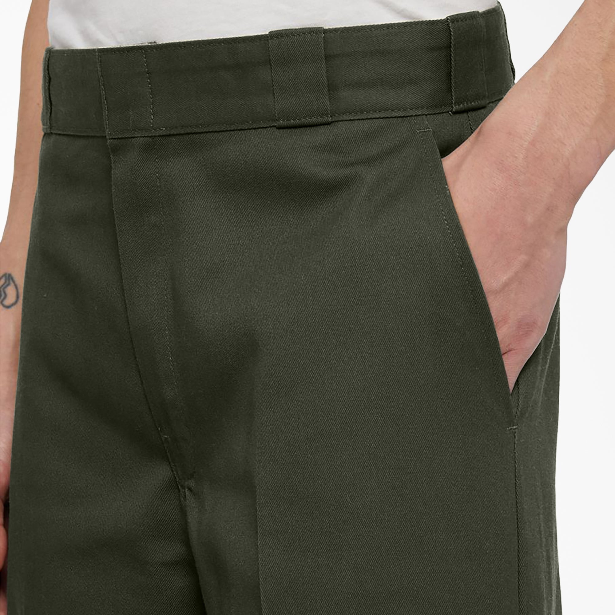 "Loose Fit Double Knee Work Pants"