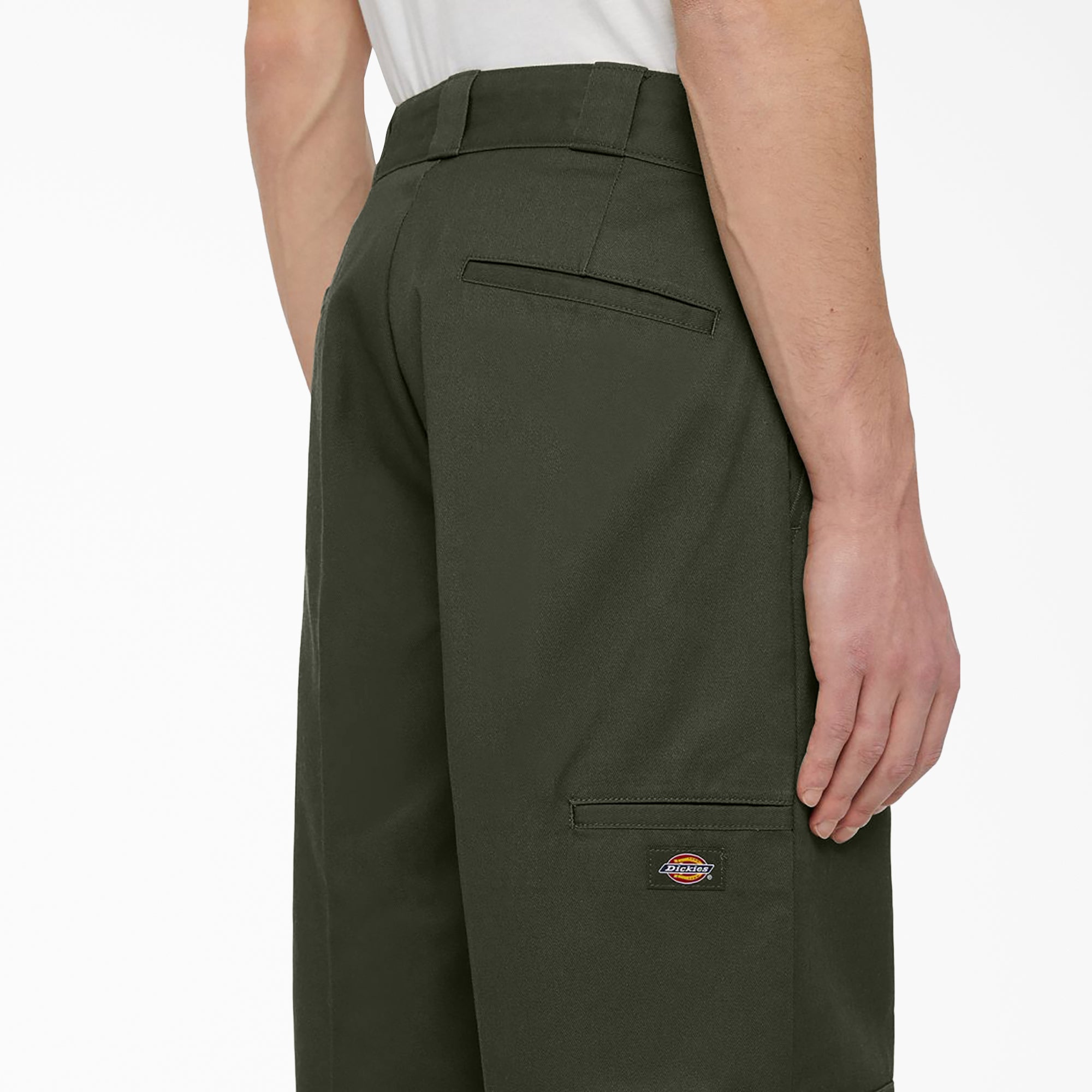 "Loose Fit Double Knee Work Pants"