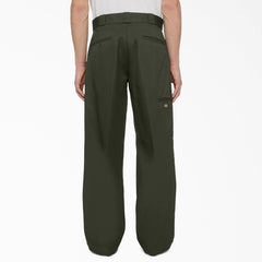 "Loose Fit Double Knee Work Pants"