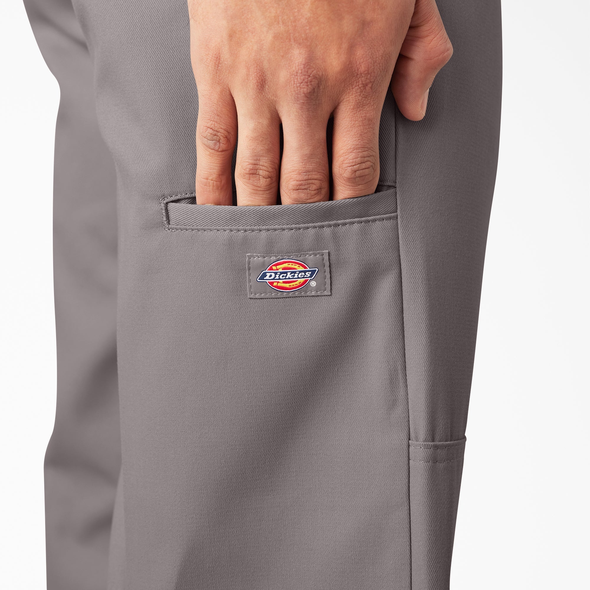 "Loose Fit Double Knee Work Pants"