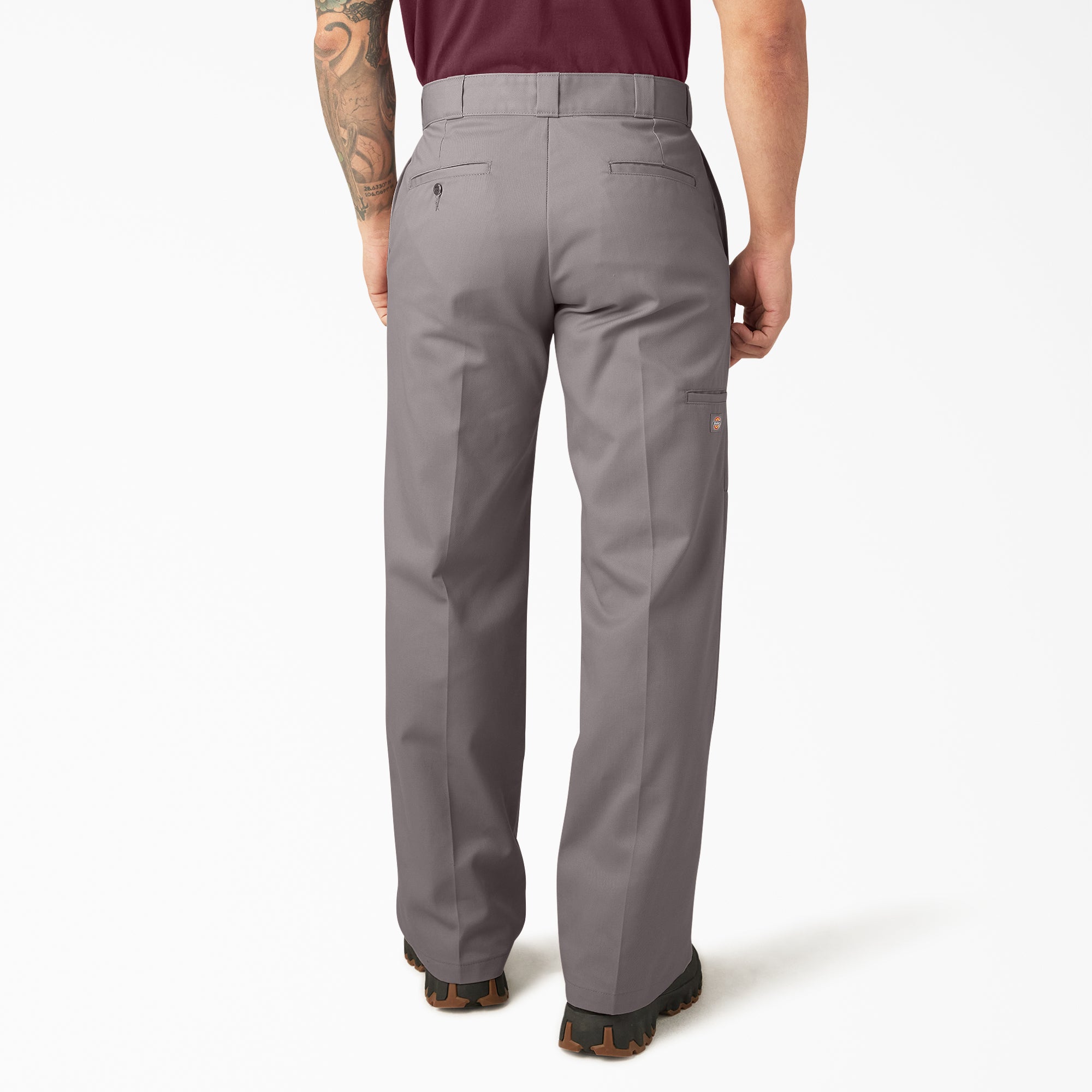 "Loose Fit Double Knee Work Pants"