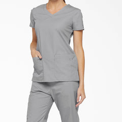 "Women's EDS Signature V-Neck Scrub Top"
