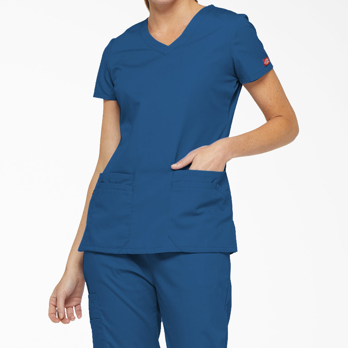 "Women's EDS Signature V-Neck Scrub Top"