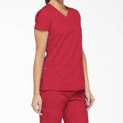 "Women's EDS Signature V-Neck Scrub Top"