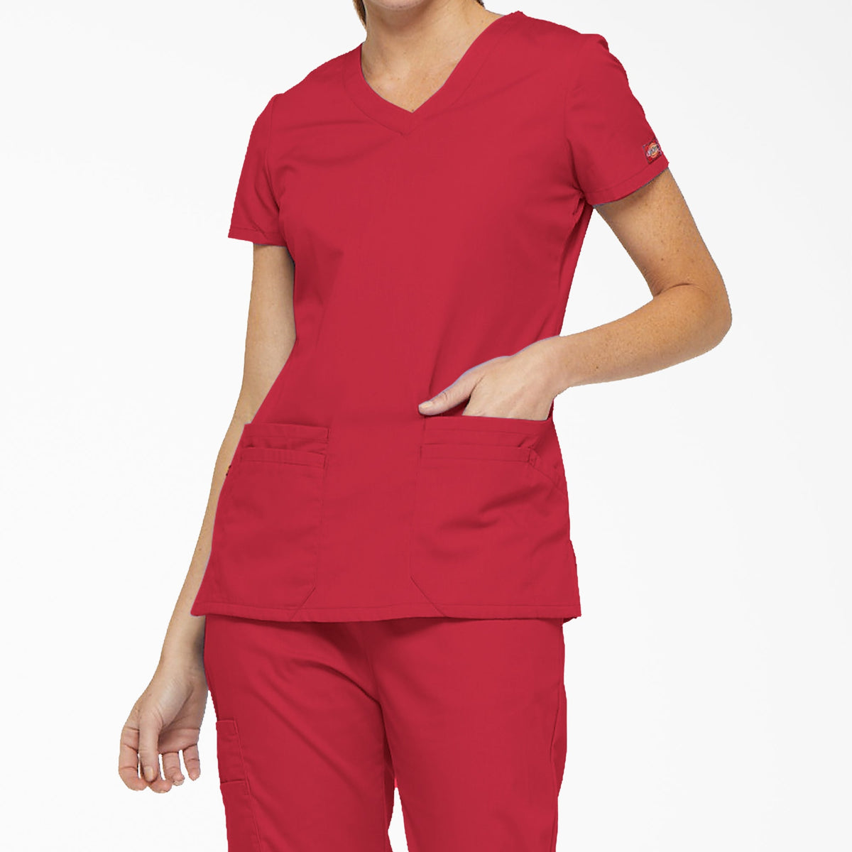 "Women's EDS Signature V-Neck Scrub Top"