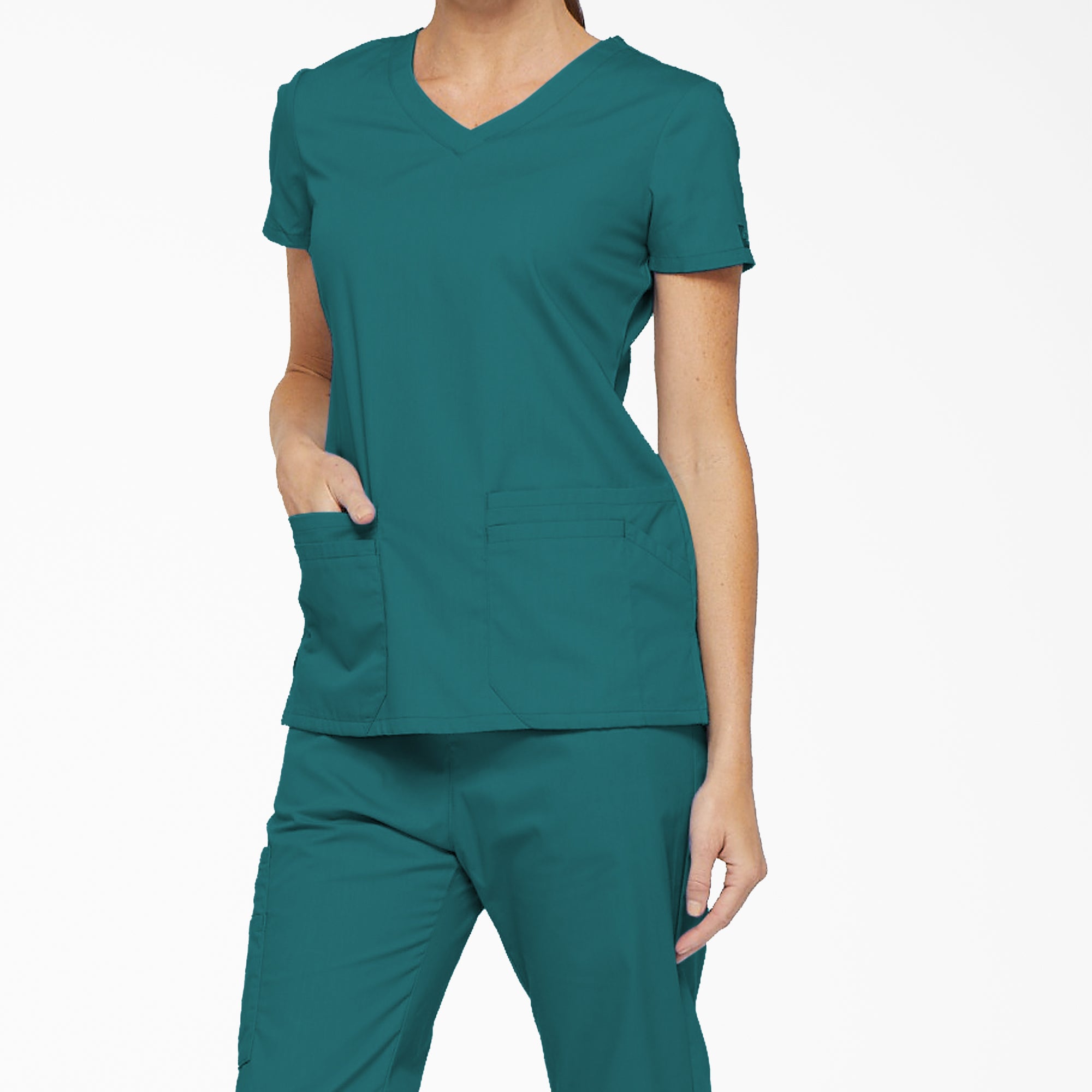 "Women's EDS Signature V-Neck Scrub Top"