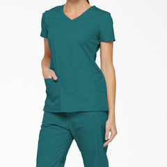 "Women's EDS Signature V-Neck Scrub Top"