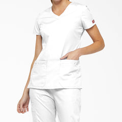 "Women's EDS Signature V-Neck Scrub Top"
