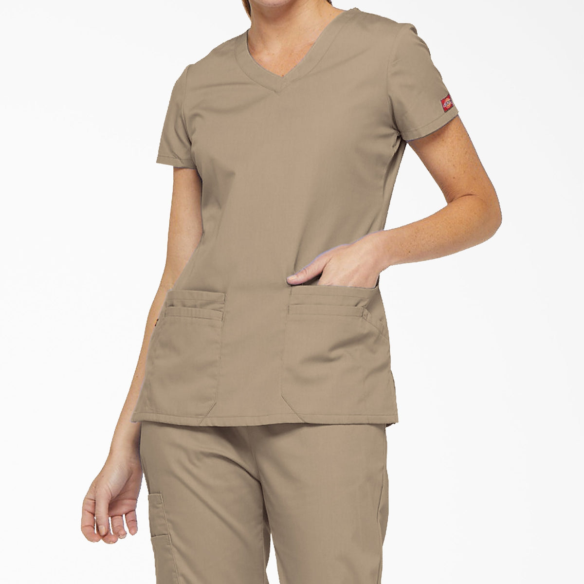 "Women's EDS Signature V-Neck Scrub Top"